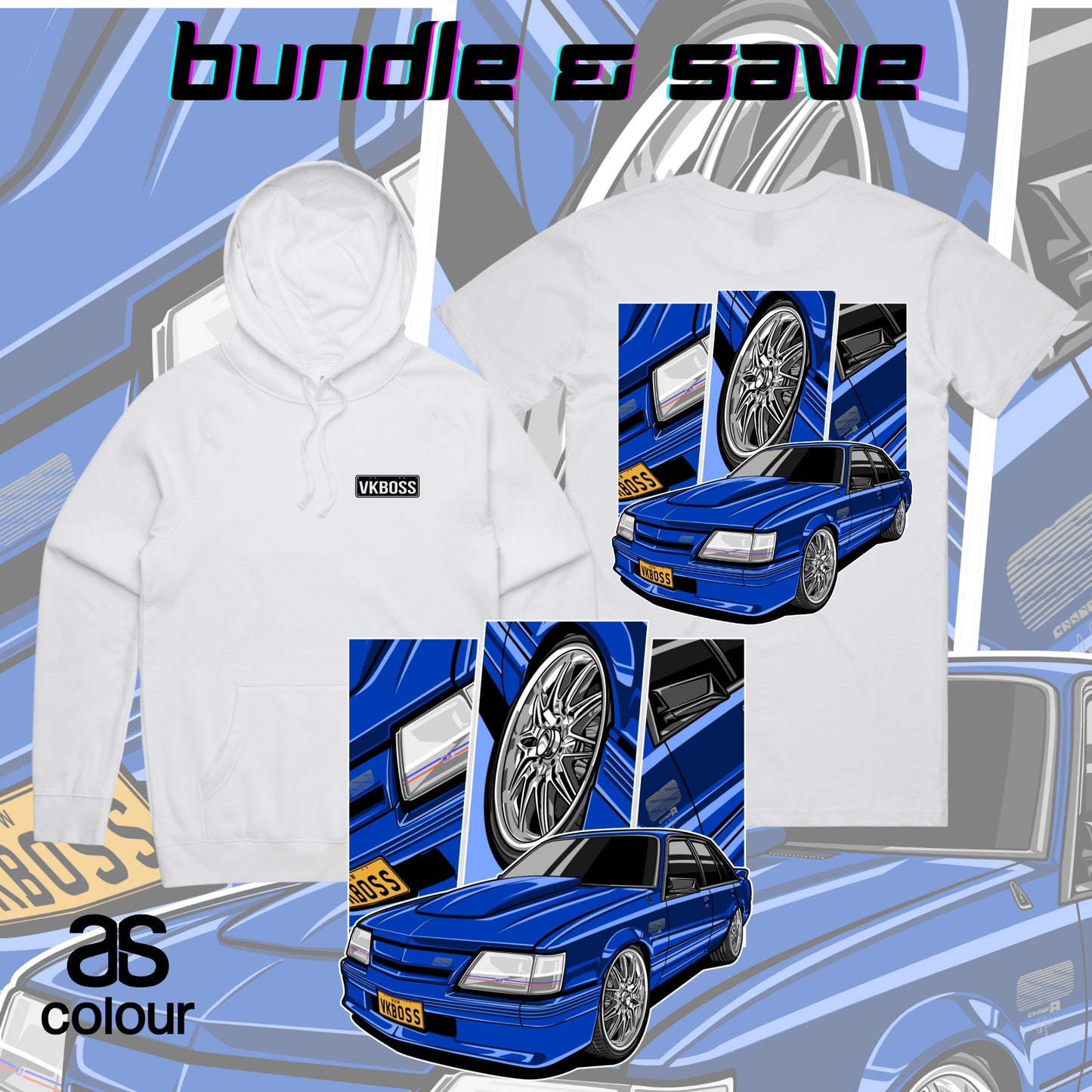 Your Car On A Hoodie & T-Shirt - Deluxe Edition - BUNDLE