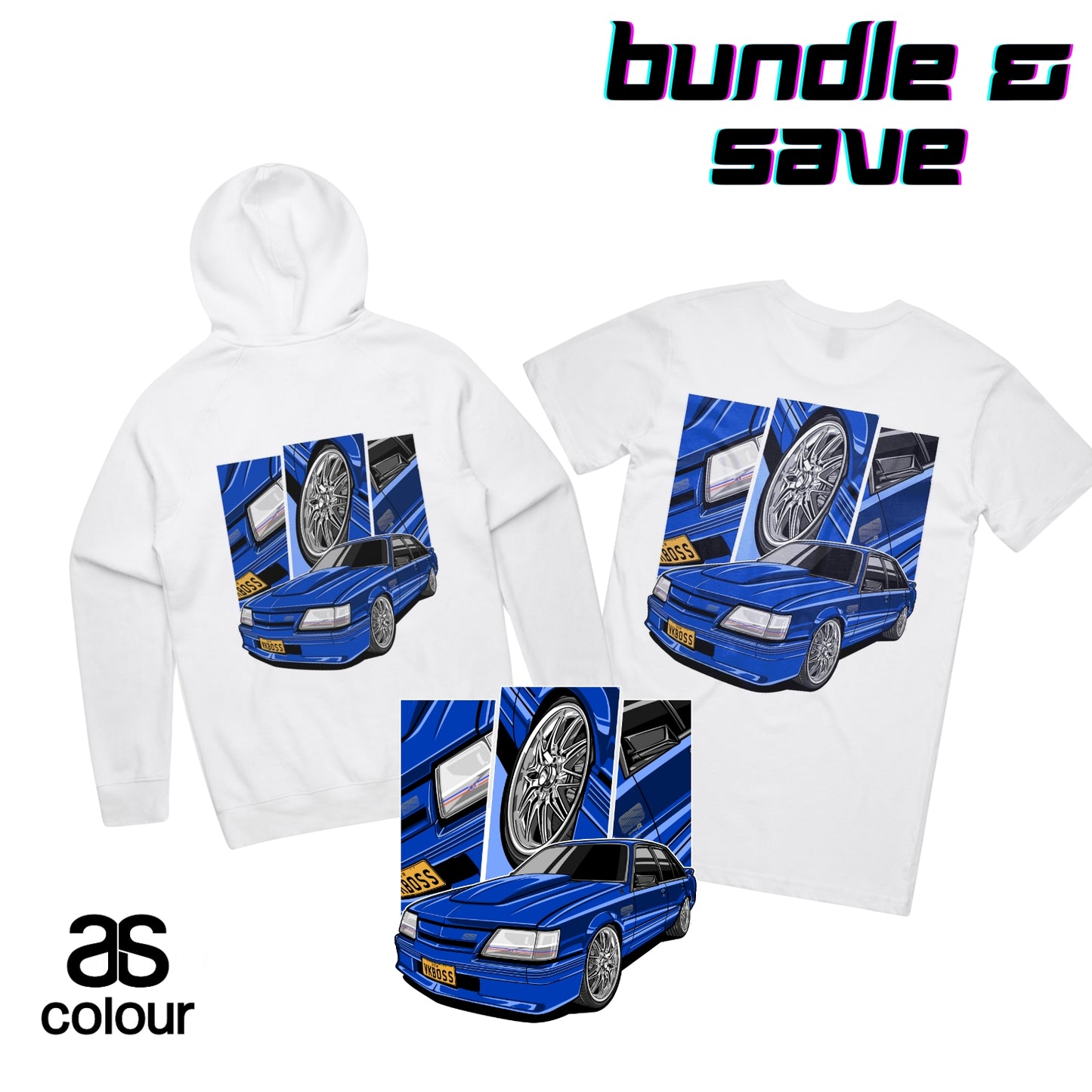 Your Car On A Hoodie & T-Shirt - Deluxe Edition - BUNDLE
