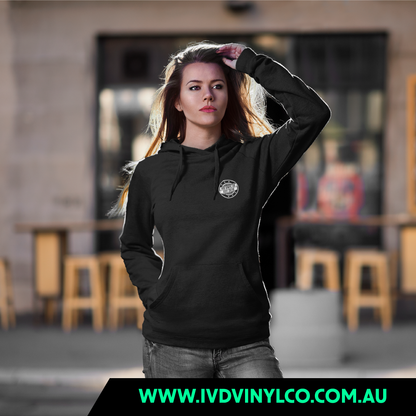 IVD Vinyl Co Black Hoodie