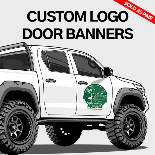 Custom Logo Door Banners (Pair)