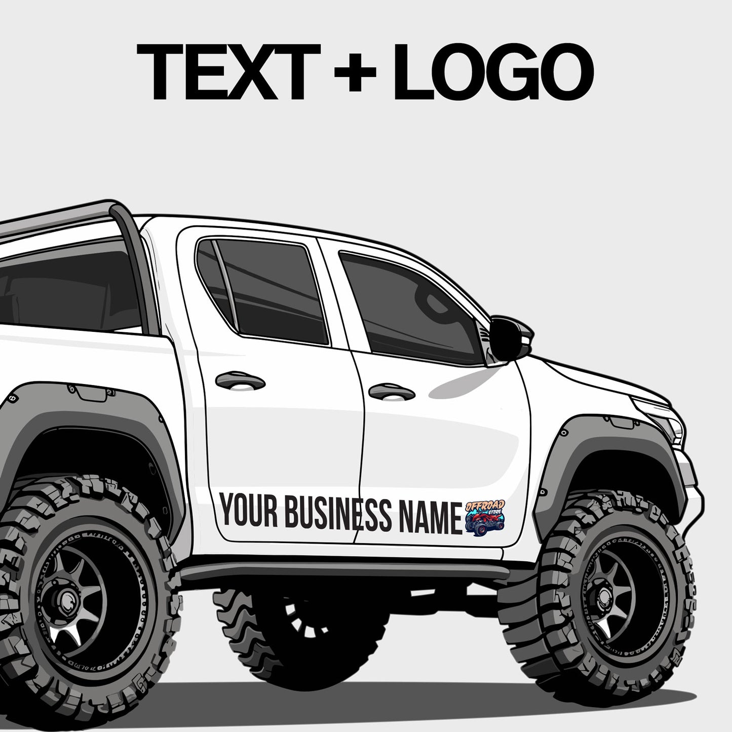 Custom Business Name Door Banners (Pair)