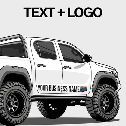 Custom Business Name Door Banners (Pair)