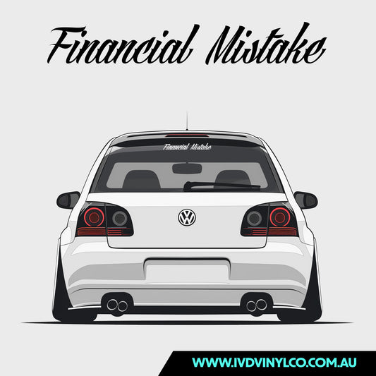 Financial Mistake