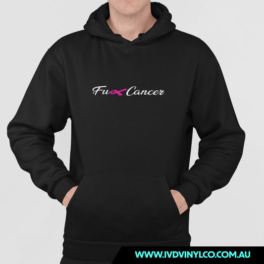 Fuck Cancer Black Hoodie