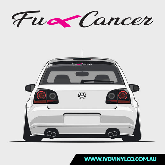 Fuck Cancer Sticker-25cm