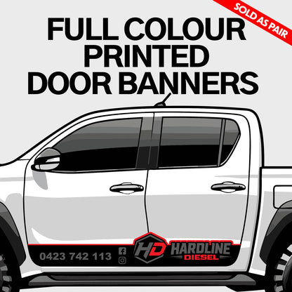 Custom Printed Door Banners (Pair)