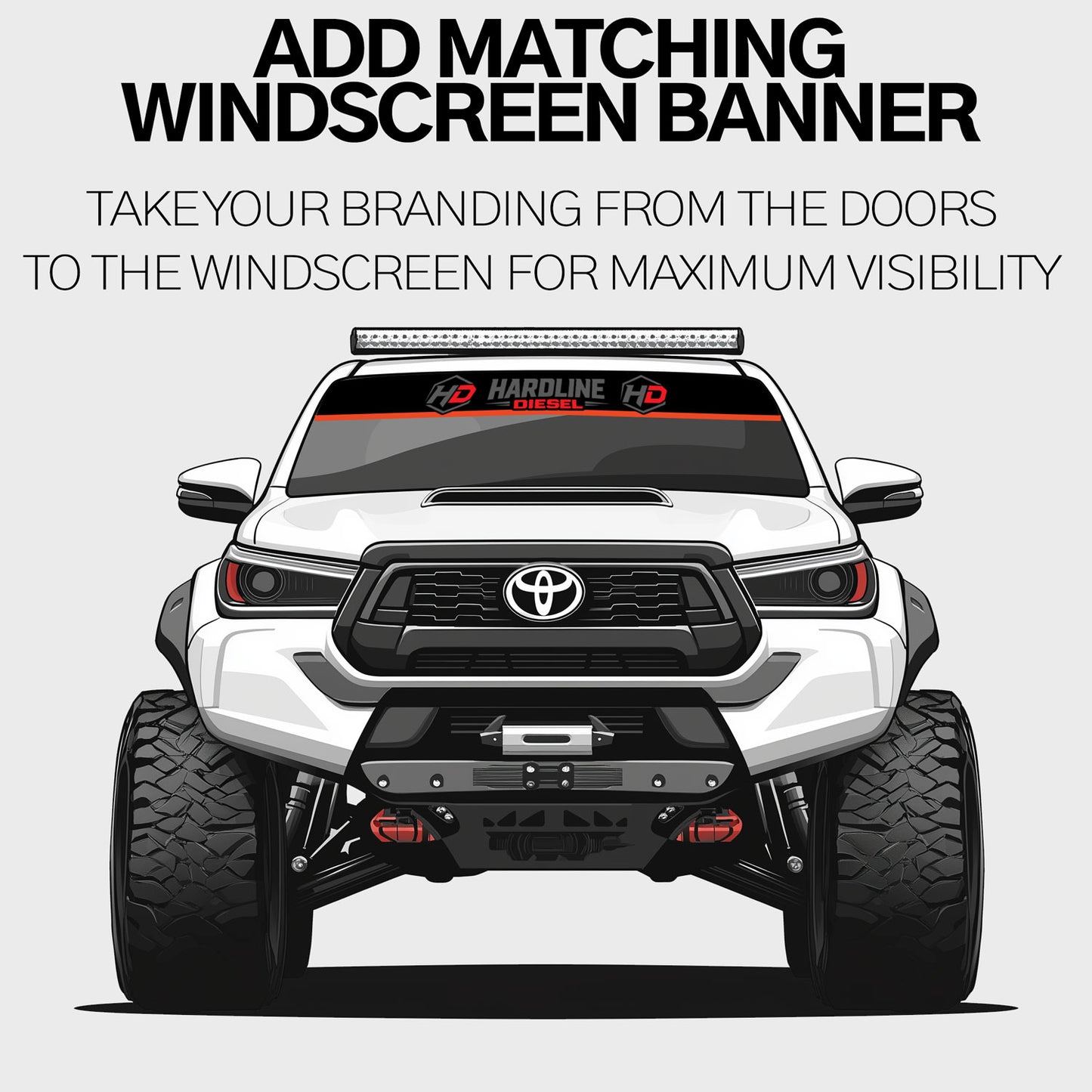 Custom Colour Door Banners (Pair)