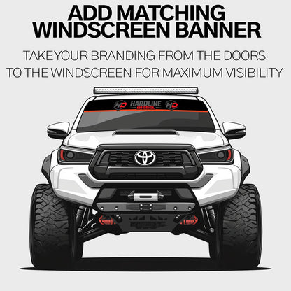 Custom Colour Door Banners (Pair)