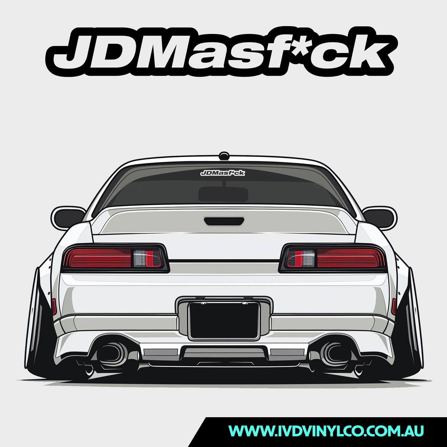 Funny Jdm Stickers "F*ck It" Funny Vinyl Decal Sticker – 5" White Glossy Diecut For Car/Truck Window Fuct Sticker - Foto 7