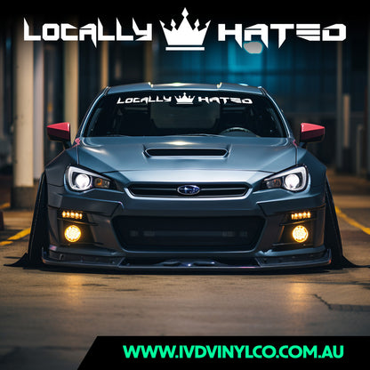 Locally Hated Crown - Window Banner