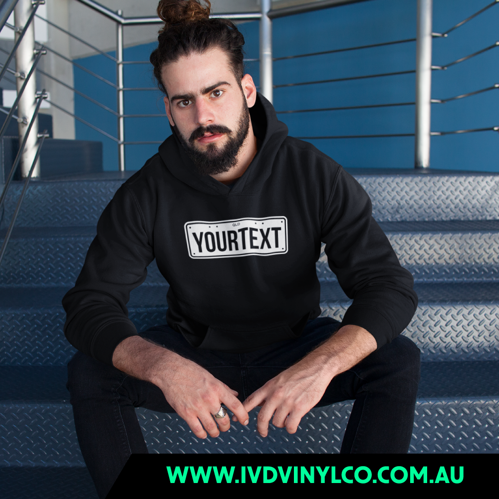 Custom box top logo hoodie