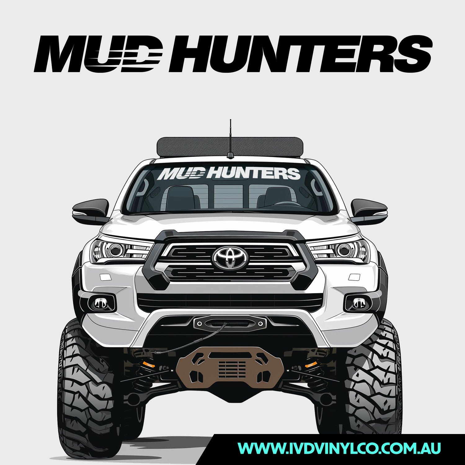 Mudgrapper Sticker 4x4 Stickers & Decals | Buy 4x4 Stickers in Australia – IVD Vinyl Co