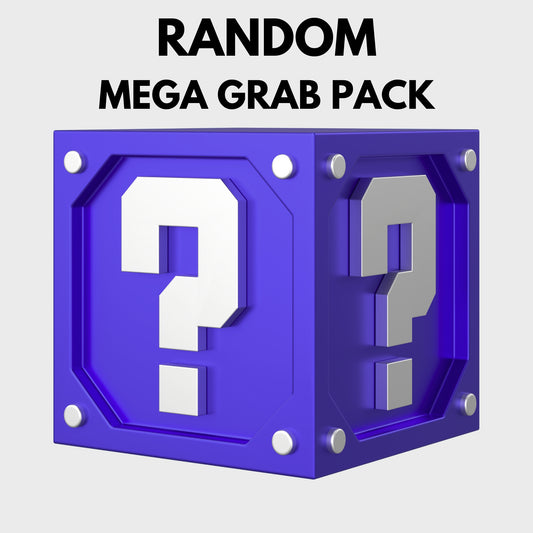 Mega Grab Pack – Banner, T-shirt & Stickers (Random Designs)