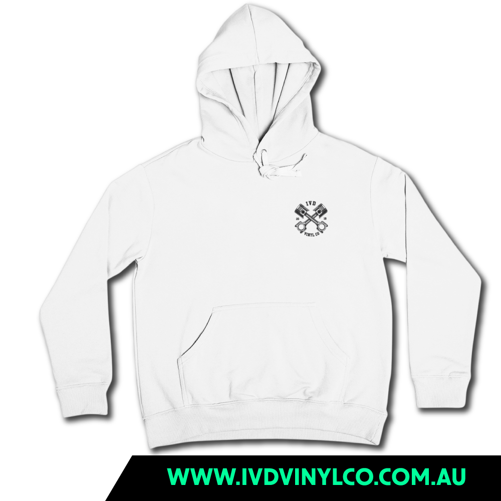 Support Your Local Car Scene White Hoodie