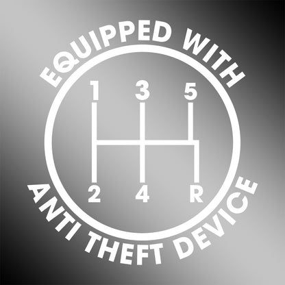 Equipped With Anti Theft Device