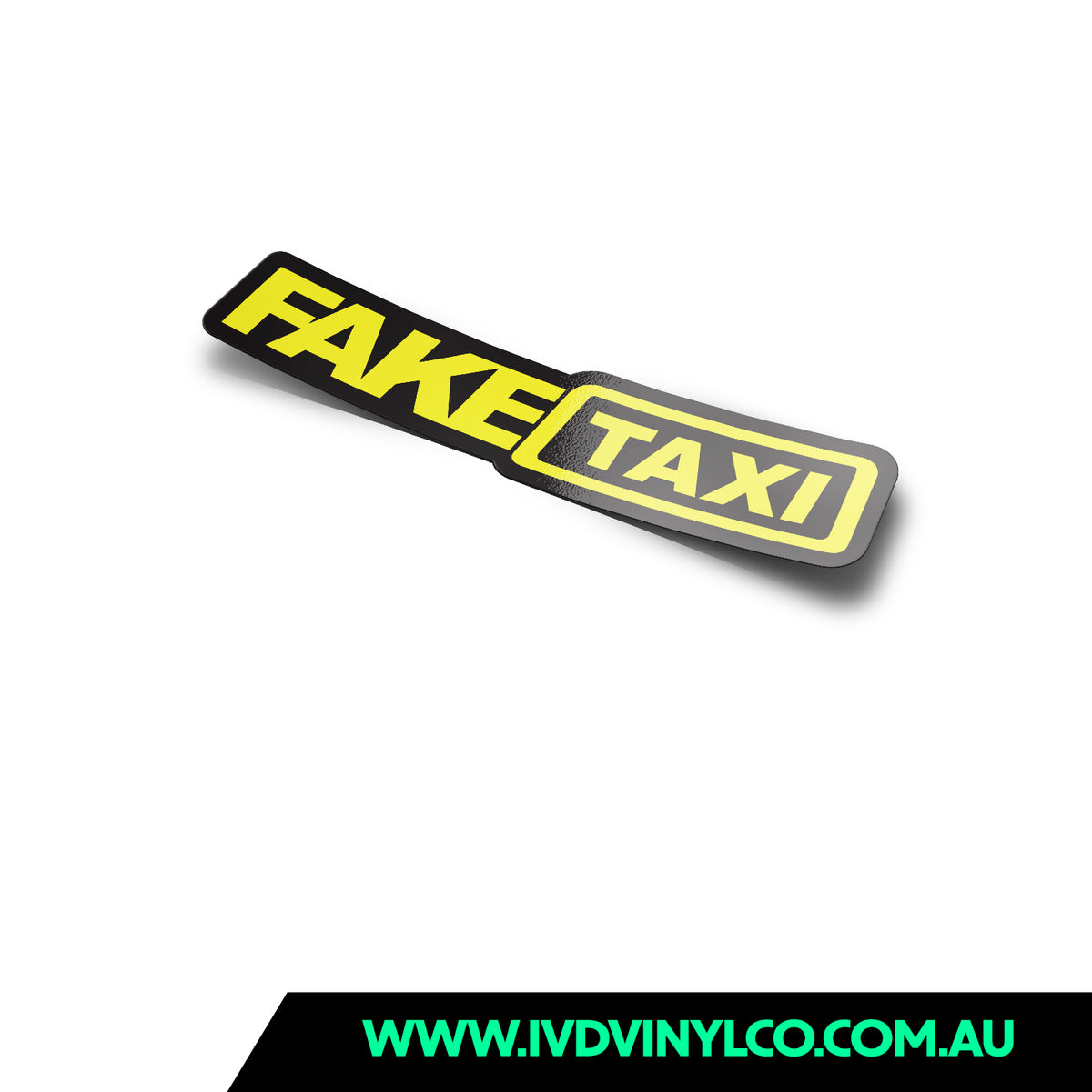 Fake Dealer Sticker Fake Taxi Sticker – IVD Vinyl Co