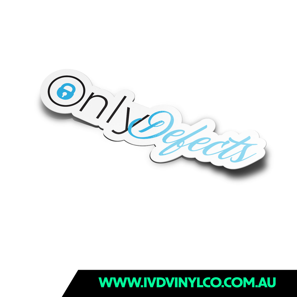 Defects Only Only Defects Sticker – IVD Vinyl Co